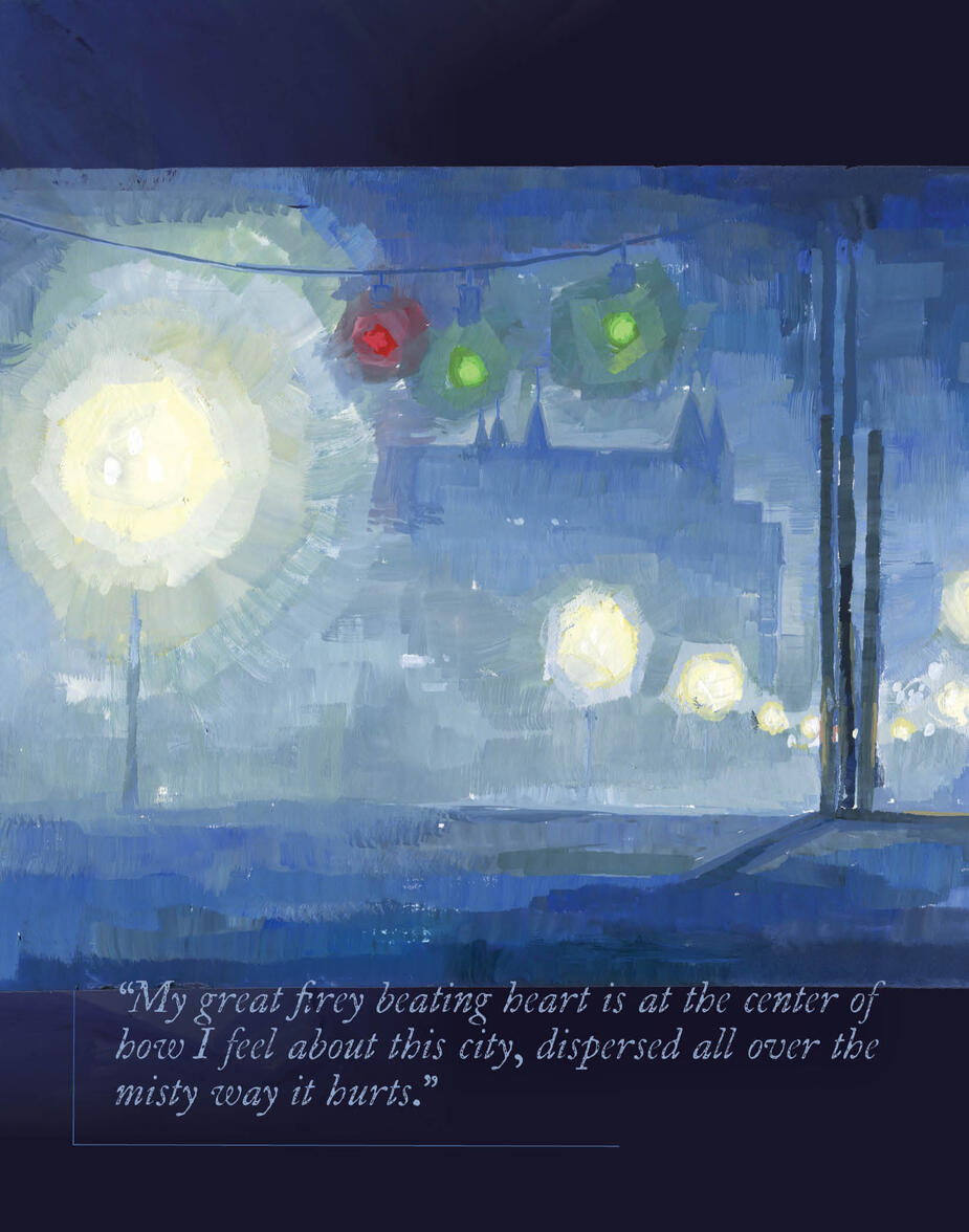 During my internship with Grit City Magazine (GCM), a team that publishes print magazines about Tacoma, I worked on a few creative projects which included the layout for a story published in Hard Copy 26.